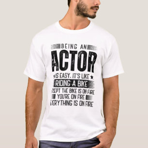 俳優は簡単 Tシャツ