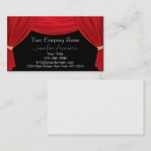 俳優または女優 名刺 (正面/裏面)