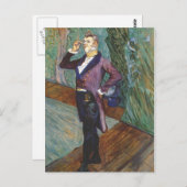 俳優アンリ・サマリー ポストカード (正面/裏面)