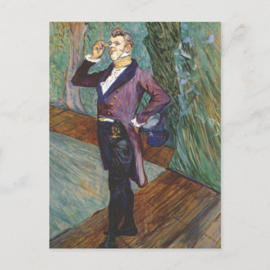 俳優アンリ・サマリー ポストカード (正面)