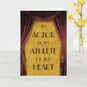 俳優カード カード (黄色い花)