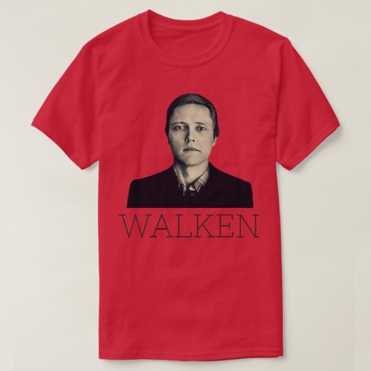 俳優クリストファー・ウォーケン Tシャツ (デザイン正面)