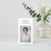 俳優ダンサーモデル縦型写真ソーシャルメディア 名刺 (スタンド正面)