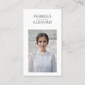 俳優ダンサーモデル縦型写真ソーシャルメディア 名刺 (正面)