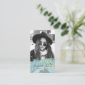 俳優モデルシンガーターコイズフォト名刺 名刺 (スタンド正面)