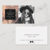 俳優モデルシンガー大理石フォト名刺 名刺 (正面/裏面)