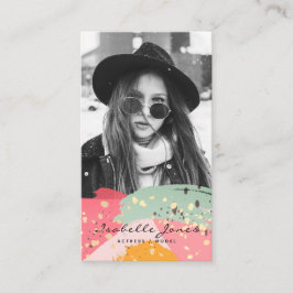 俳優モデル歌手スタイリッシュ写真名刺 名刺