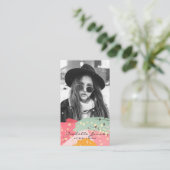 俳優モデル歌手スタイリッシュ写真名刺 名刺 (スタンド正面)