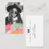 俳優モデル歌手スタイリッシュ写真名刺 名刺 (正面/裏面)