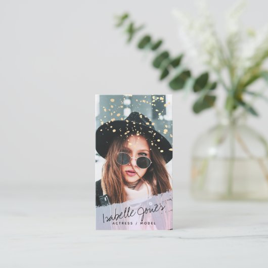 俳優モデル歌手ダンサーフォト名刺 名刺 (スタンド正面)