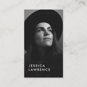 俳優モデルheadshotの写真のモダンの写真撮影 名刺