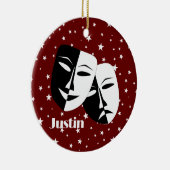 俳優演技劇場デザインセラミックオーナメント セラミックオーナメント (右)