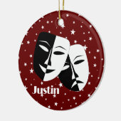 俳優演技劇場デザインセラミックオーナメント セラミックオーナメント (左)