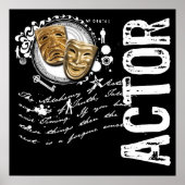 俳優演技 ポスター (正面)