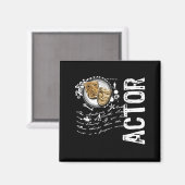 俳優演技 マグネット (正面/裏面)