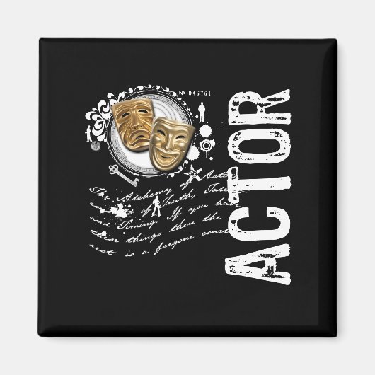 俳優演技 マグネット (正面)