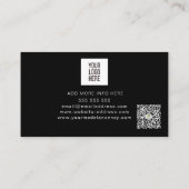 俳優、モダンモデル、シンガー&ダンサー代理店 名刺 (裏面)