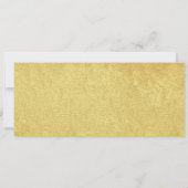 俳優/映画テーマの卒業のチケットの発表 招待状 (裏面)