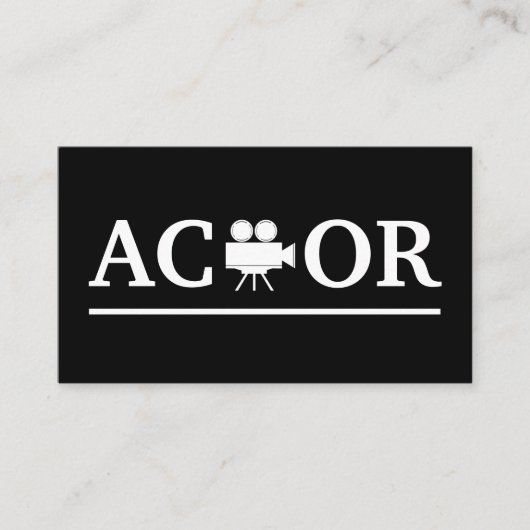 俳優、映画制作 名刺 (正面)