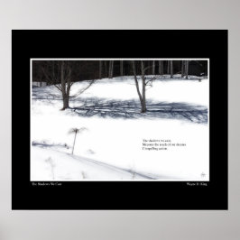 俳句のポスターの影 ポスター