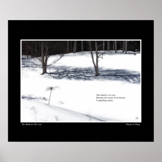 俳句のポスターの影 ポスター (正面)