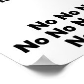 俳句の寝床からの出おもしろい張り ポスター (角)