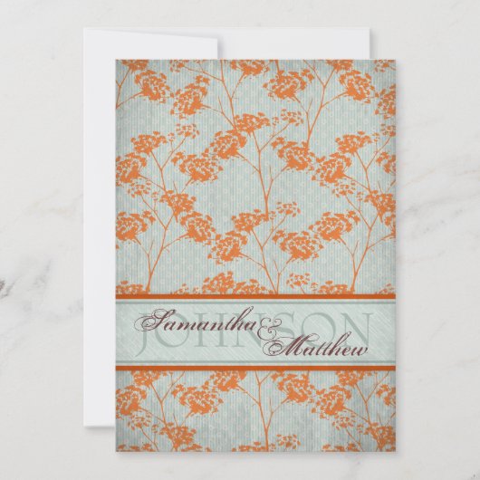 俳句の花嫁の結婚式招待状カード 招待状 (正面)