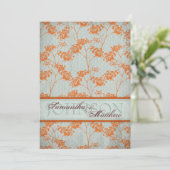 俳句の花嫁の結婚式招待状カード 招待状 (スタンド正面)