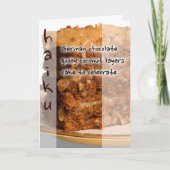 俳句の誕生日 カード (正面)