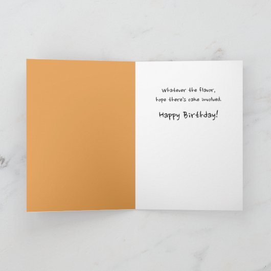 俳句の誕生日 カード (内部)