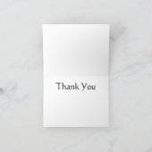 俳句はメッセージカード感謝していしています サンキューカード (内部)