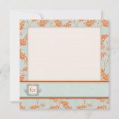 俳句は正方形を結び付けます 案内状 (裏面)