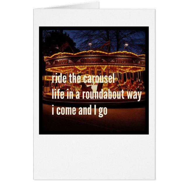 俳句カード- Iはだけ残しました (正面)