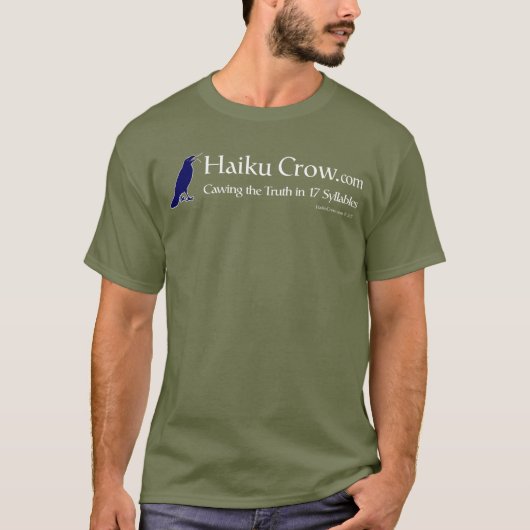 俳句クロウ Tシャツ (正面)