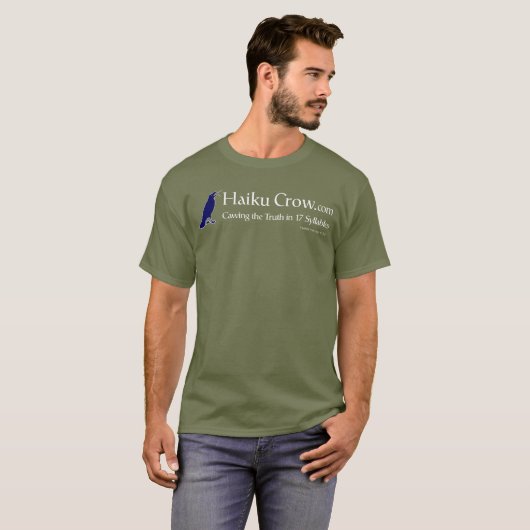 俳句クロウ Tシャツ (正面フル)