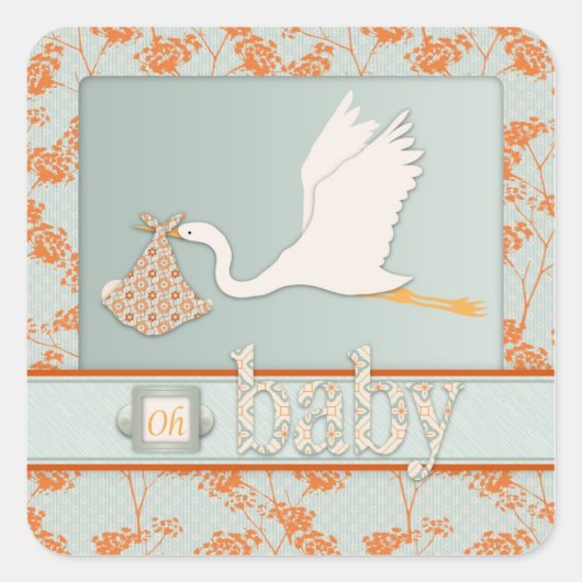 俳句スクエアステッカー2B スクエアシール (正面)