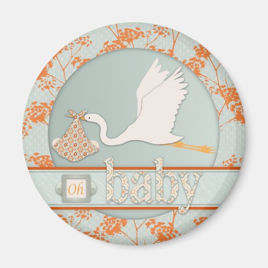 俳句ベビー磁石B マグネット (正面)