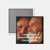 俳句冷蔵庫用マグネット – アズ紅葉秋 マグネット (正面/裏面)