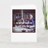 俳句教え- My Mother Me カード (正面)