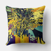 俳句日本ののカラフル文様 クッション (裏面)