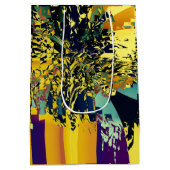 俳句日本ののカラフル文様 ミディアムペーパーバッグ (裏面)