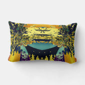 俳句日本ののカラフル文様 ランバークッション (裏面)