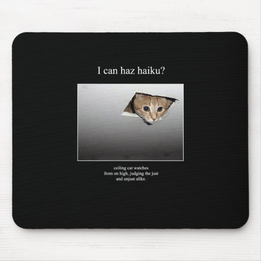俳句猫18のmousepad マウスパッド (正面)