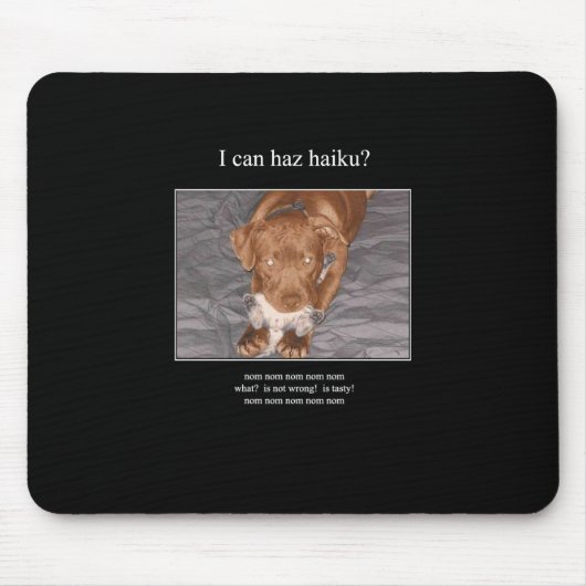 俳句猫6のmousepad マウスパッド (正面)