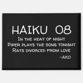 俳句08 マグネット (正面)