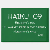 俳句09 マグネット (正面)