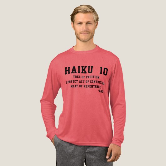 俳句10 トライブレンドTシャツ (正面全体)