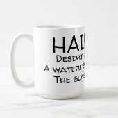 俳句11 コーヒーマグカップ (左)