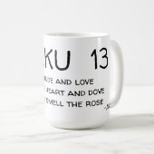 俳句13マグカップ コーヒーマグカップ (正面右)