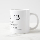 俳句13マグカップ ジャンボコーヒーマグカップ (右)